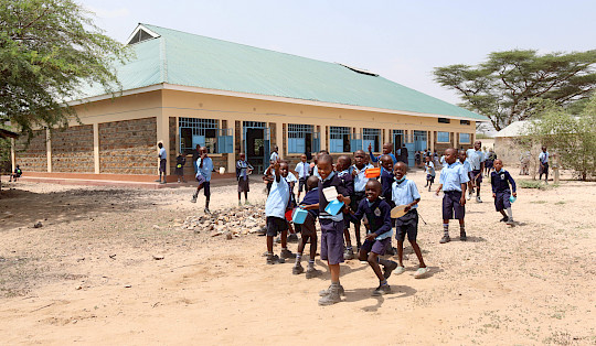 Through better hygienic conditions and nutrition, the children have more energy to study and play outside.